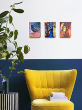 Load image into Gallery viewer, All-Eyes-On-You-LG-BirdsISpotted-no.13-paintlikeabirdsings-painting-birds-13x18cm-interior.jpg