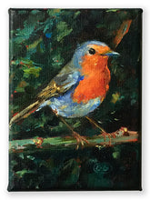 Load image into Gallery viewer, Happy-Go-Lucky-LG-LoveliesGems-paintlikeabirdsings-painting-birds-13x18cm-on whitejpg