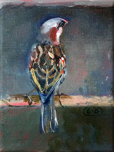 Load image into Gallery viewer, Jack-Sparrow-LG-LoveliesGems-paint like a bird sings-painting-birds-13x18cm-basis-2