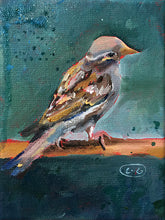 Load image into Gallery viewer, Jill-Sparrow-LG-LoveliesGems-paintlikeabirdsings-painting-birds-13x18cm-basis-2