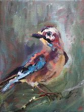 Load image into Gallery viewer, Little-Young-Jay-LG-LoveliesGems-paintlikeabirdsings-painting-birds-13x18cm-basis