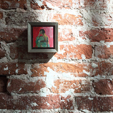 Load image into Gallery viewer, Live-model-sketching-LG-painting-miniature-people-5x5-cm-no.846-in-frame-1