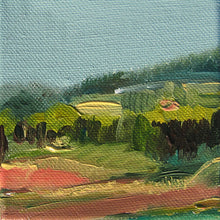Load image into Gallery viewer, View-from-montlauzun-LG-landscape-painting-10x10-cm-basis #paintlikeabirdsings