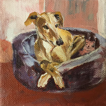 Load image into Gallery viewer, dogs-I-Saw-1-stuffed-animals-LG-paintlikeabirdsings-painting-dogs-10x10cm-basis.jpg