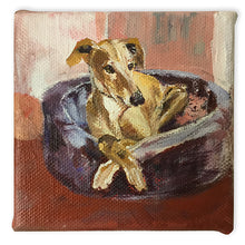 Load image into Gallery viewer, dogs-I-Saw-1-stuffed-animals-LG-paintlikeabirdsings-painting-dogs-10x10cm-basis-on-white.jpg