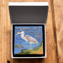 Load image into Gallery viewer, Heron On The Waterfront