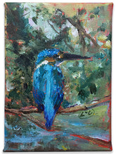 Load image into Gallery viewer, little-king-kingfisher-LG-paintlikeabirdsings-painting-birds-13x18cm-basis-on-white.jpg