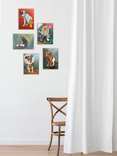 Load image into Gallery viewer, sad-dogs-5-LG-paintlikeabirdsings-painting-dogs-24x18cm-interior-all-five.jpg