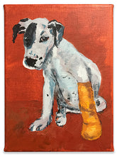 Load image into Gallery viewer, sad-dogs-1-LG-paintlikeabirdsings-painting-dogs-18x24cm-on-white.jpg