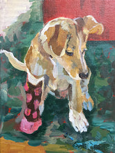 Load image into Gallery viewer, sad-dogs-5-LG-paintlikeabirdsings-painting-dogs-24x18cm-basis.jpg