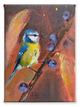 Load image into Gallery viewer, Little-Iconic-Lady-LG-BirdsISpotted-no.11-paintlikeabirdsings-painting-birds-13x18cm-basis-on-white
