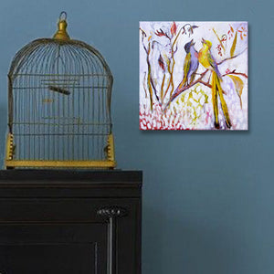 LG, Lovelies Gems, Birds, Painting, #paintlikeabirdsings #loveliesgems, in interior