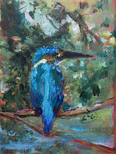 Load image into Gallery viewer, little-king-kingfisher-LG-paintlikeabirdsings-painting-birds-13x18cm-basis.jpg
