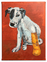 Load image into Gallery viewer, sad-dogs-1-LG-paintlikeabirdsings-painting-dogs-18x24cm-on-white.jpg
