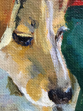 Load image into Gallery viewer, sad-dogs-5-LG-paintlikeabirdsings-painting-dogs-24x18cm-detail.jpg
